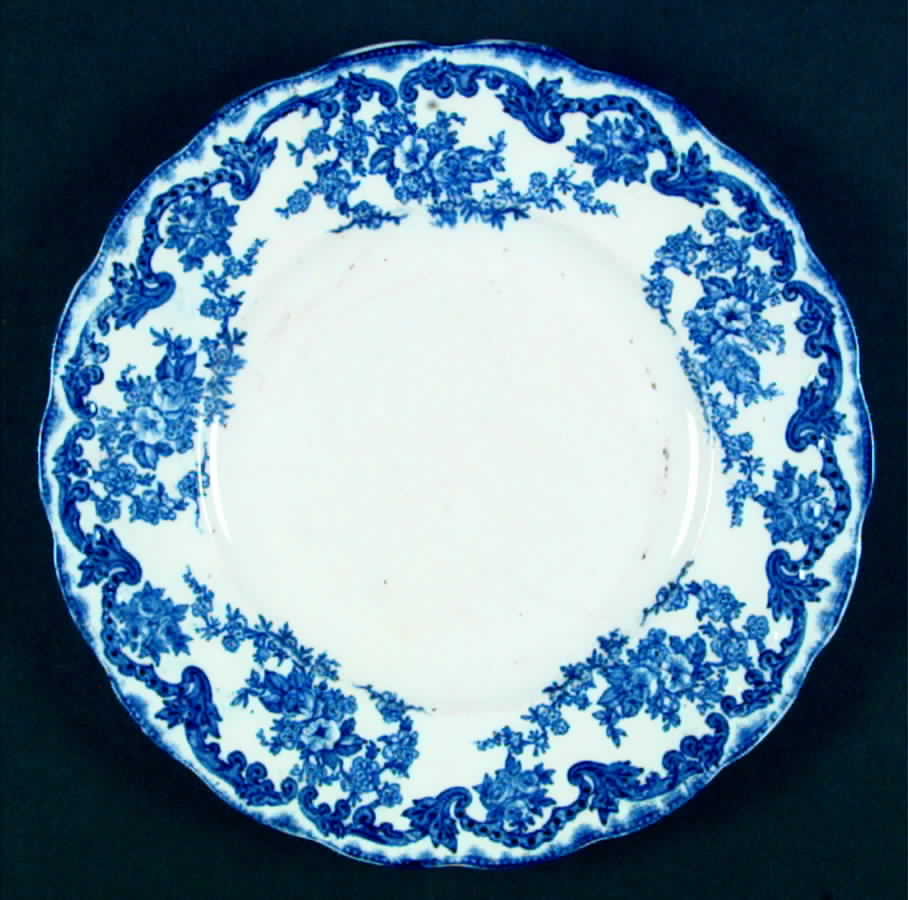 Harwood Blue Luncheon Plate by New Wharf-1