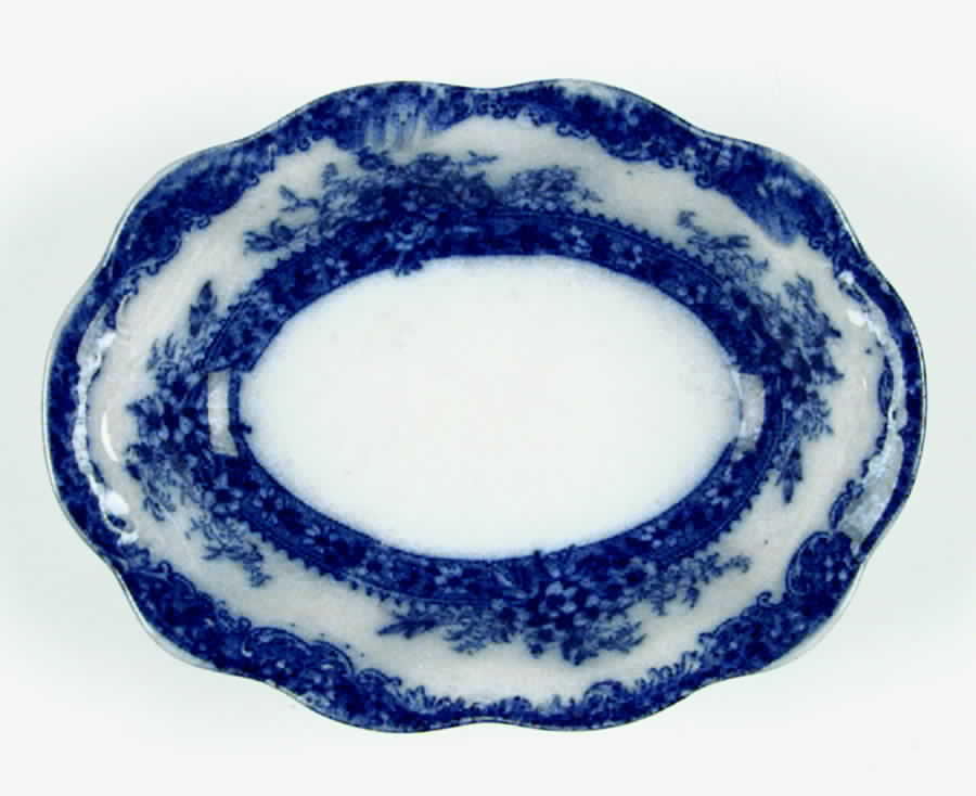 Plymouth (Flow Blue) Relish by New Wharf-1