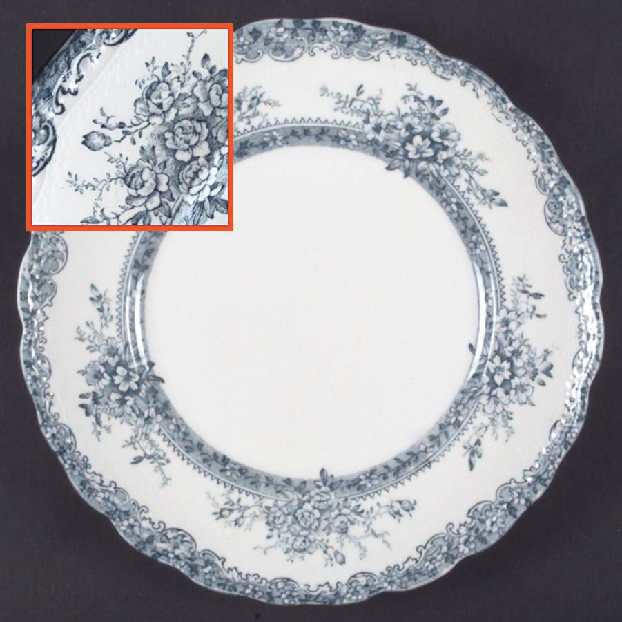 Plymouth Dinner Plate by New Wharf-1