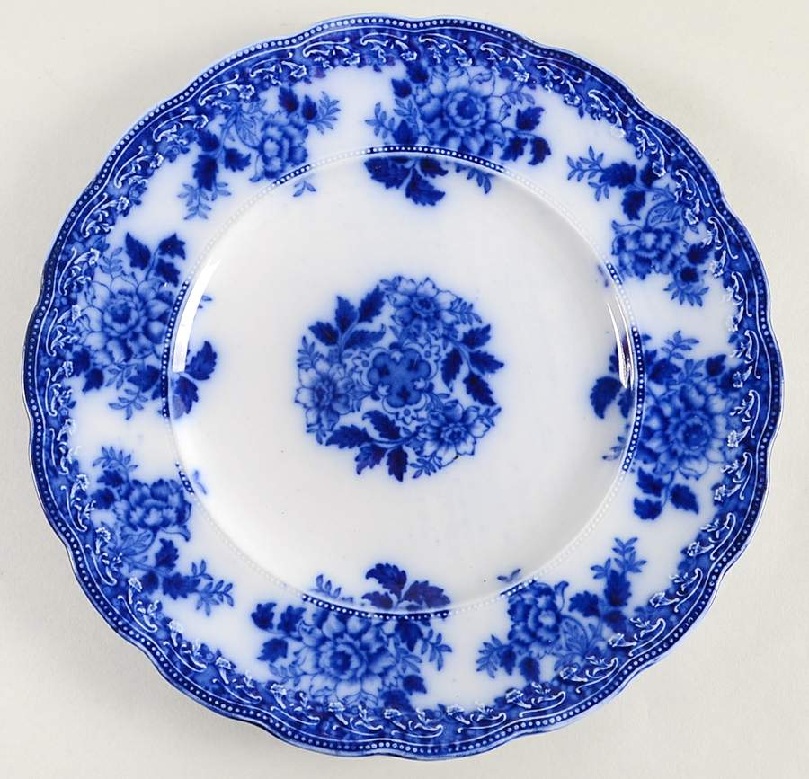 Waldorf (Bead Embossed Edge) Luncheon Plate by New Wharf-1