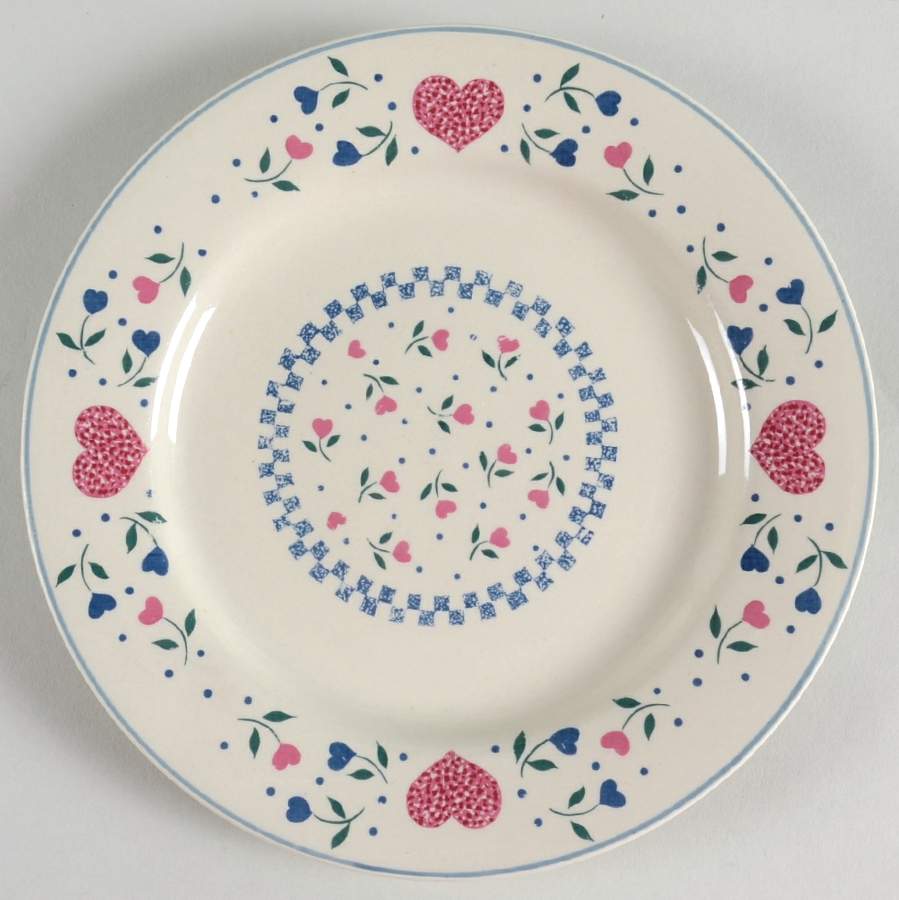 Americana Hearts Salad Plate by Newcor-1