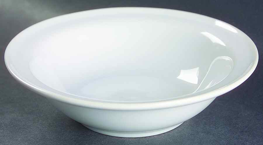 Bone White Rim Fruit/Dessert (Sauce) Bowl by Newcor-1