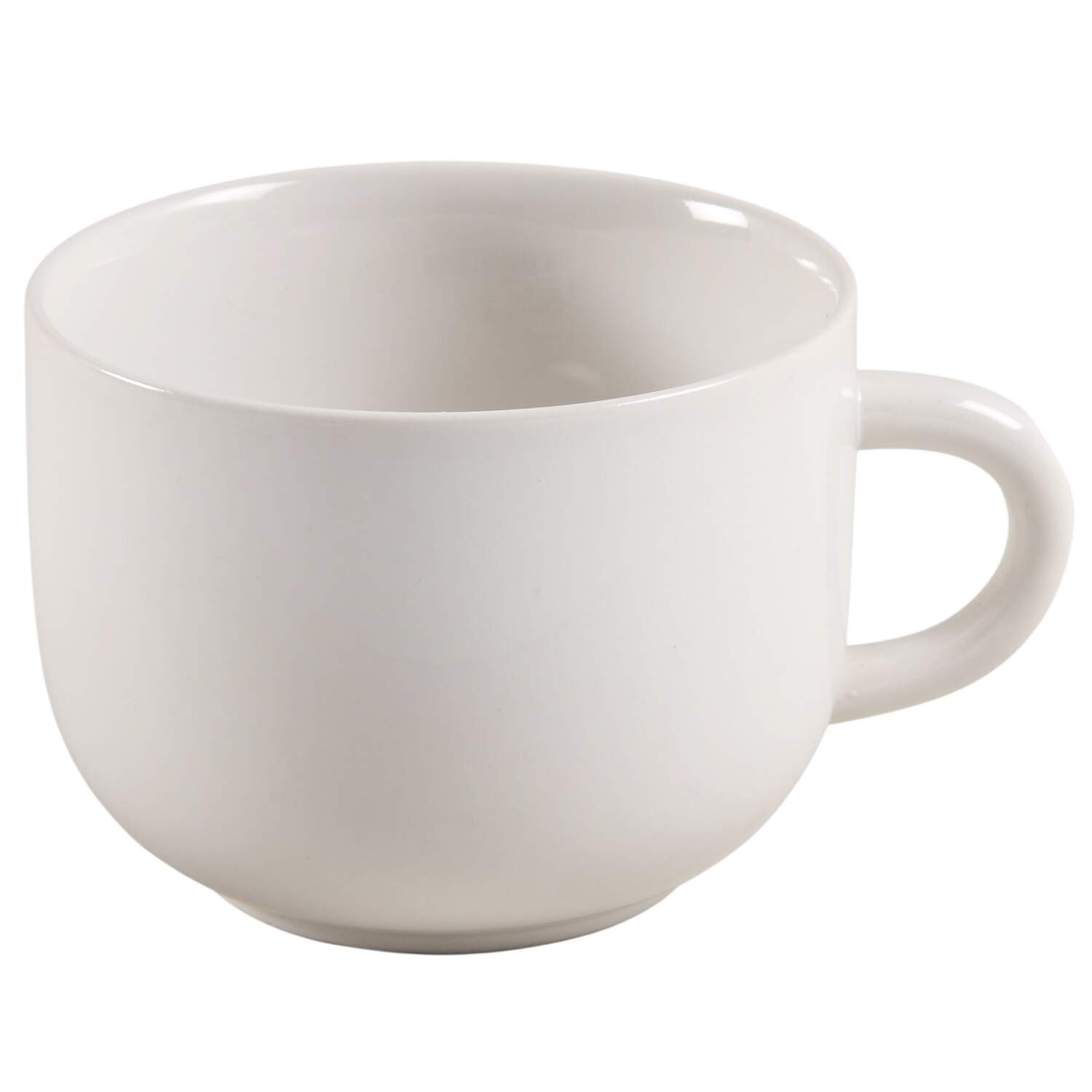Bravo White Flat Cup by Newcor-1