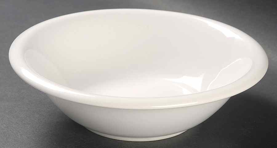 Bravo White Coupe Cereal Bowl by Newcor-1