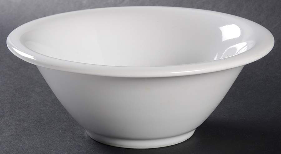 Bravo White Coupe Cereal Bowl by Newcor-1