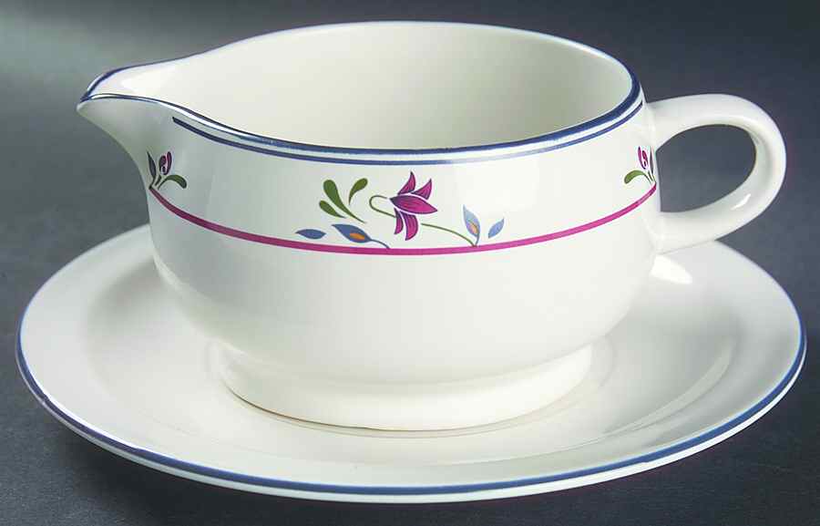 Copenhagen Gravy Boat & Underplate by Newcor-1