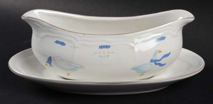 Countryside Gravy Boat & Underplate by Newcor-1