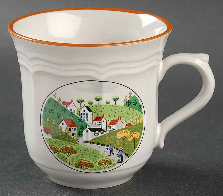 Country Village Flat Cup by Newcor-1