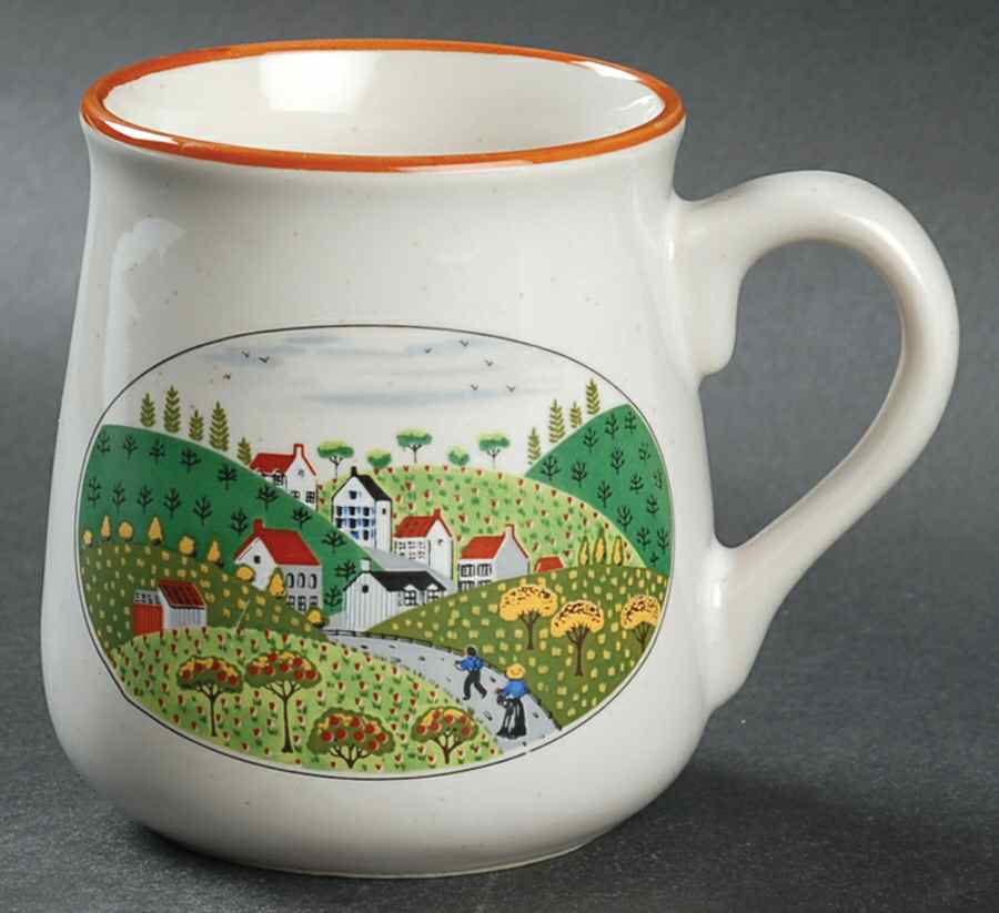 Country Village Mug by Newcor-1