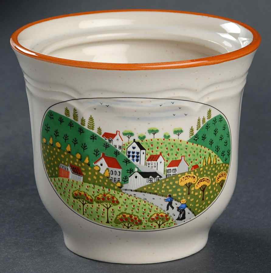 Country Village Sugar Bowl No Lid by Newcor-1