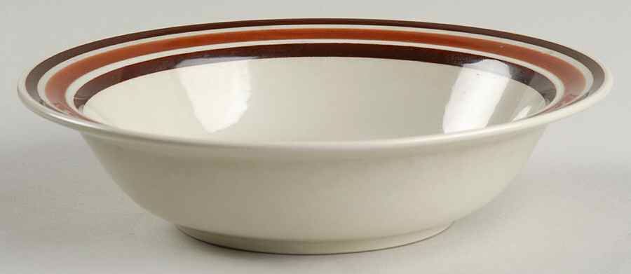 Eclipse Brown Sienna Rim Cereal Bowl by Newcor-1