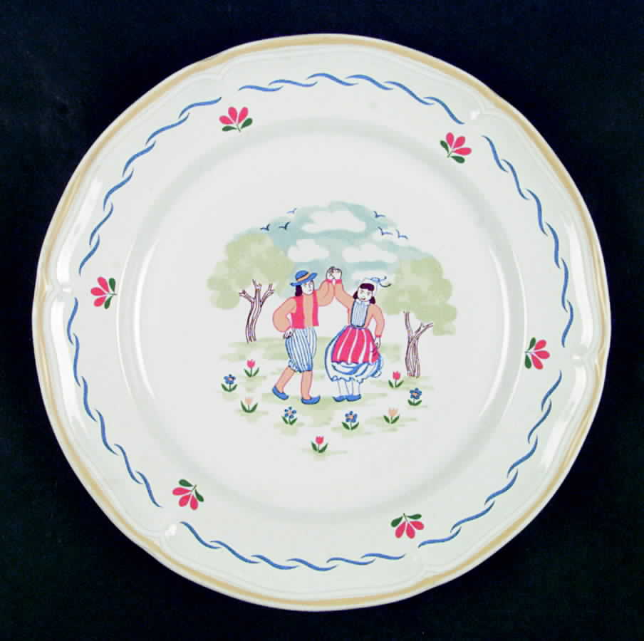 Folklore Dinner Plate by Newcor-1