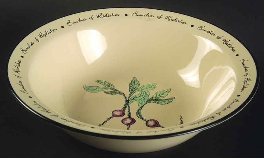 Garden Market Rim Soup Bowl by Newcor-1