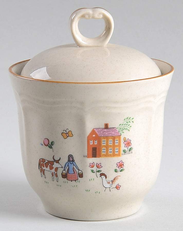 Heirloom Sugar Bowl & Lid by Newcor-1