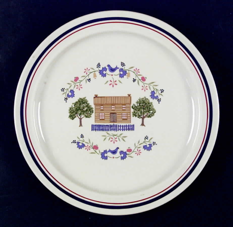Homespun Dinner Plate by Newcor-1