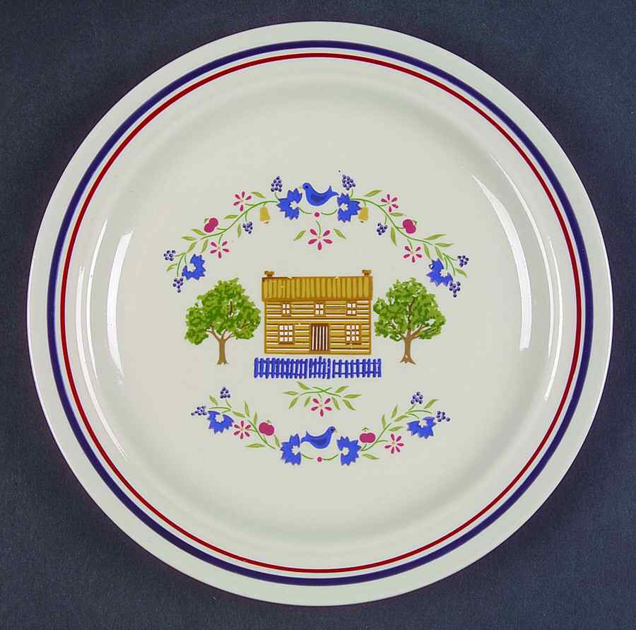 Homespun Salad Plate by Newcor-1