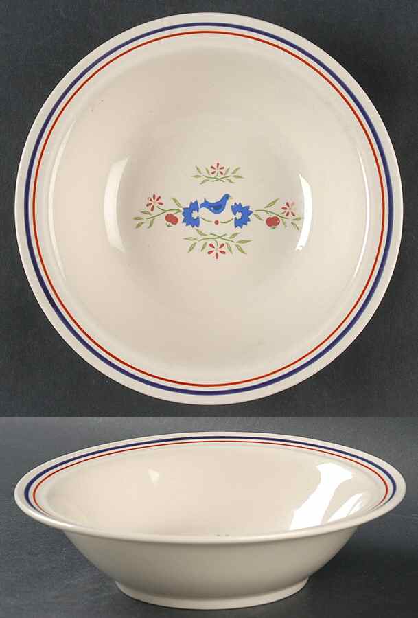 Homespun Coupe Cereal Bowl by Newcor-1