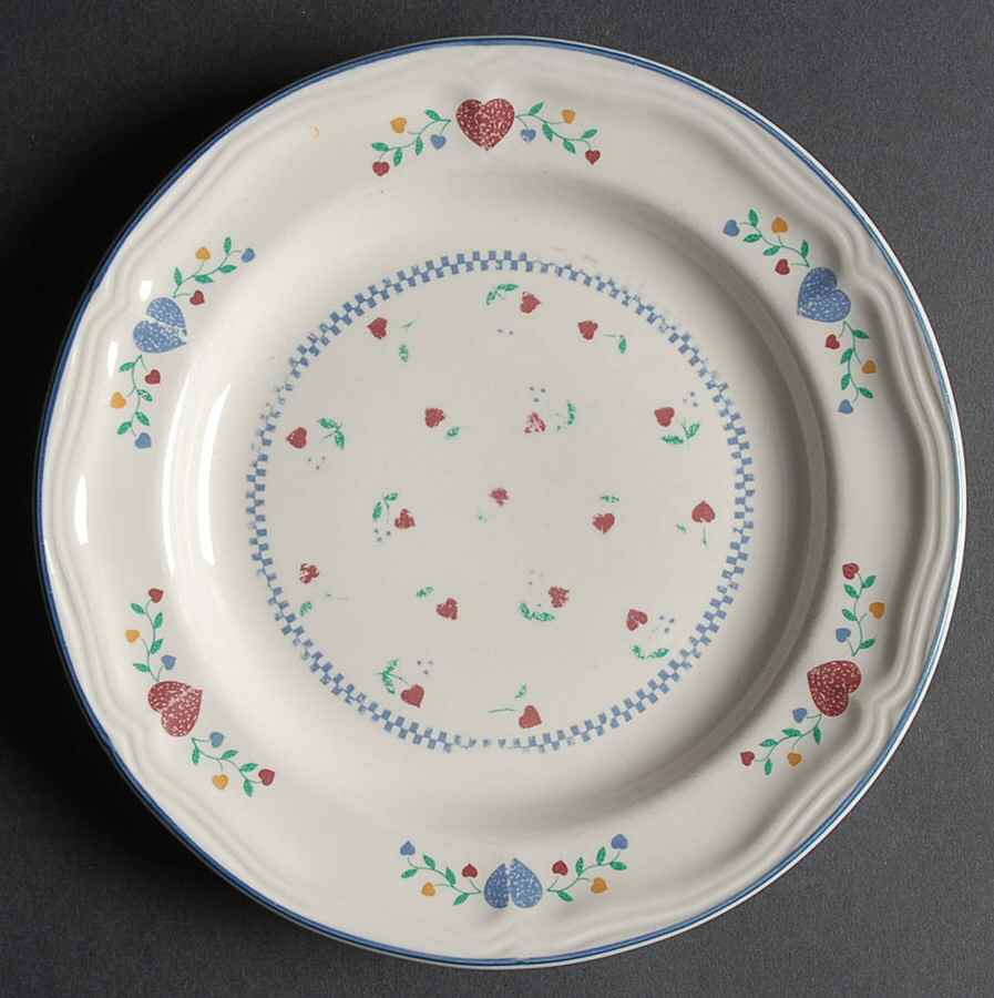 Legacy Hearts Salad Plate by Newcor-1