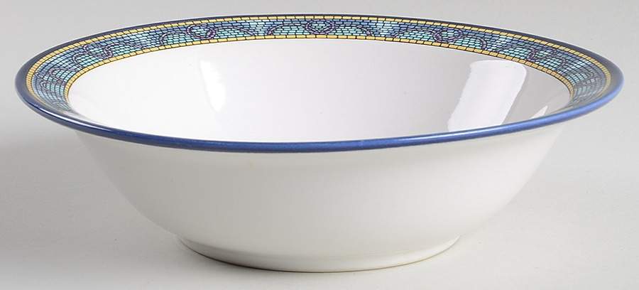 Medea (Fine Porcelain) Rim Cereal Bowl by Newcor-1