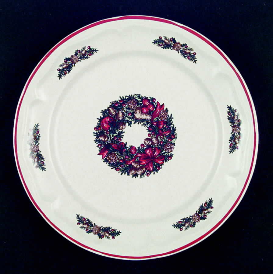 Mother Earth Christmas Dinner Plate by Newcor-1