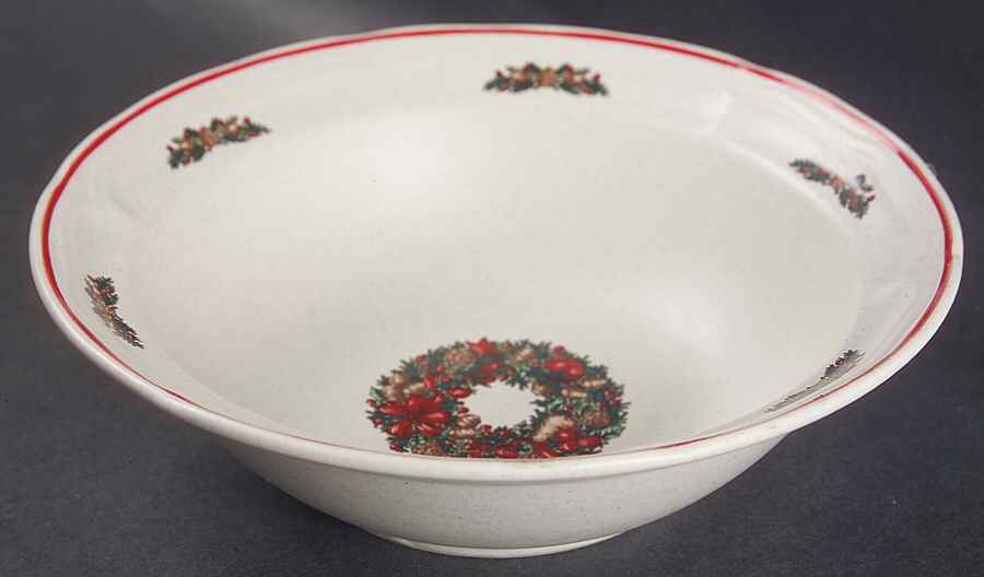 Mother Earth Christmas Coupe Cereal Bowl by Newcor-1