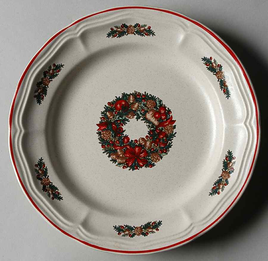 Mother Earth Christmas Salad Plate by Newcor-1