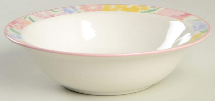 Monet's Garden Rim Cereal Bowl by Newcor-1