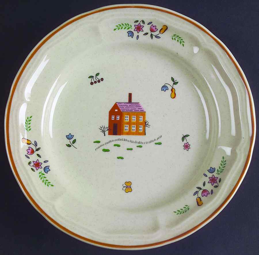 Our Country Salad Plate by Newcor-1