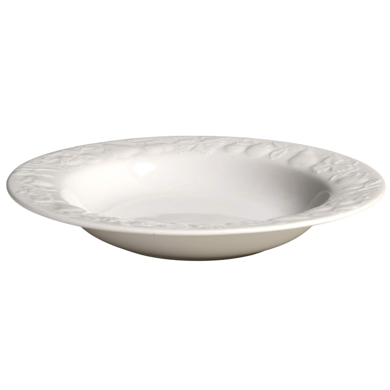 Porto Blanco Large Rim Soup Bowl by Newcor-1