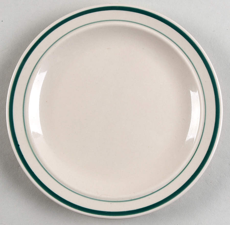 Satellite Hunter Green Salad Plate by Newcor-1