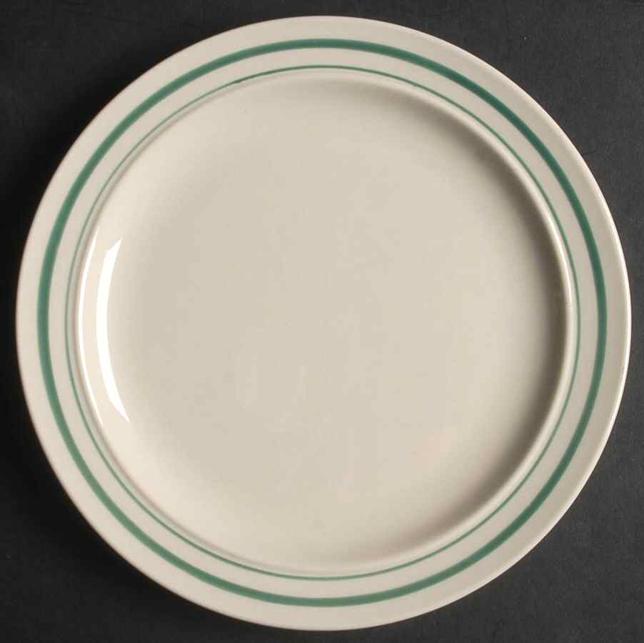 Satellite Hunter Green Salad Plate by Newcor-1