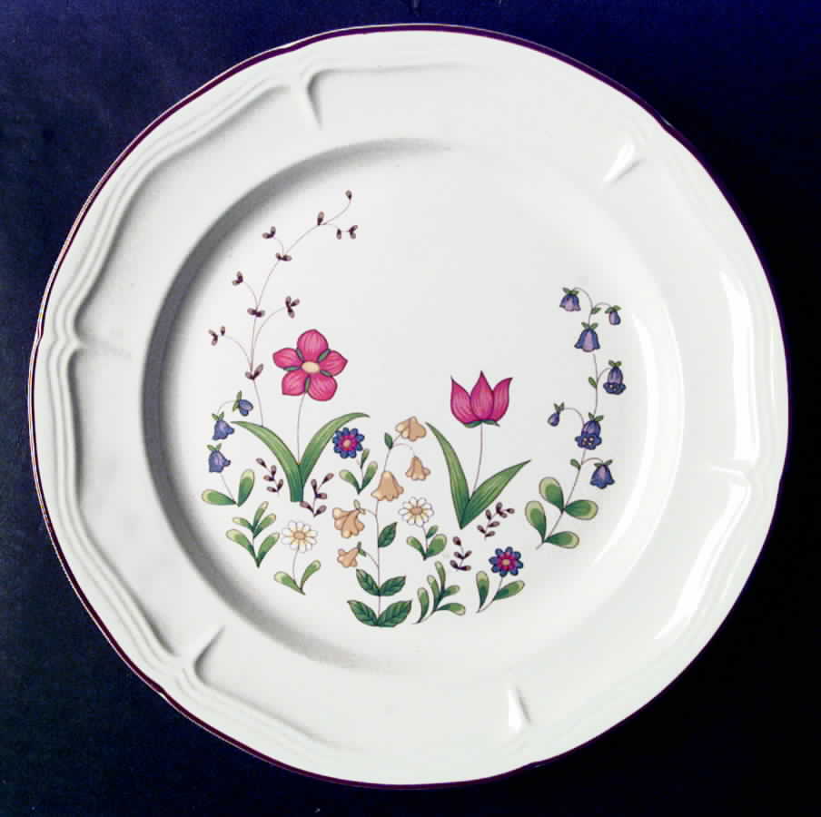Spring Garden Dinner Plate by Newcor-1