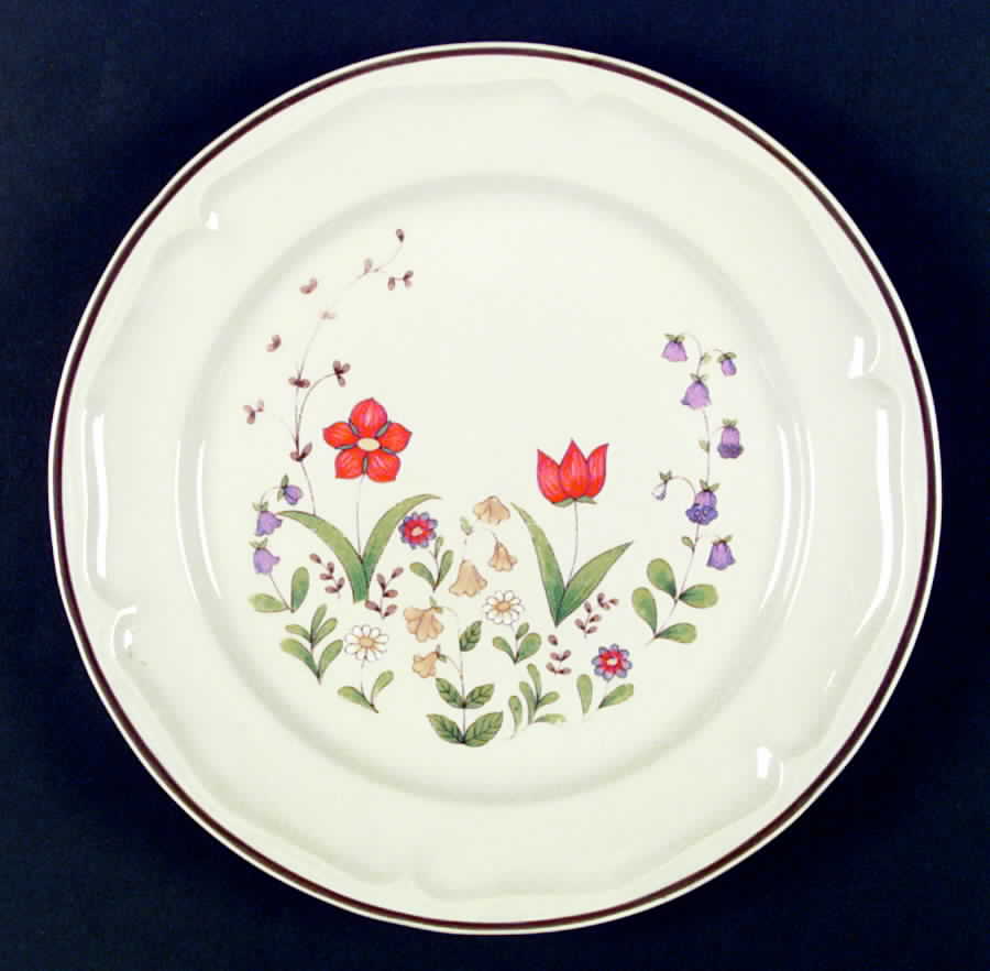 Spring Garden Dinner Plate by Newcor-1