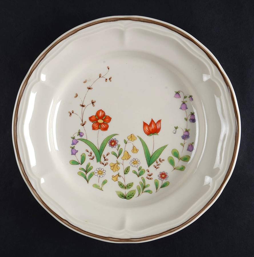 Spring Garden Salad Plate by Newcor-1