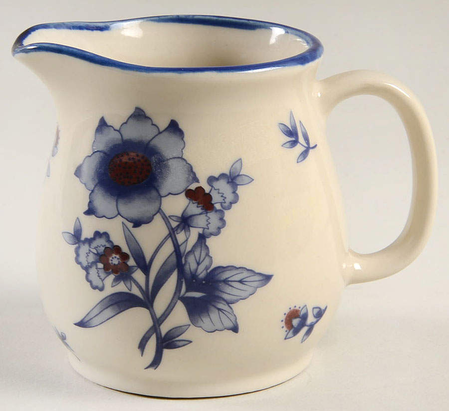 Versailles (Dark Blue Flowers) Creamer by Newcor-1