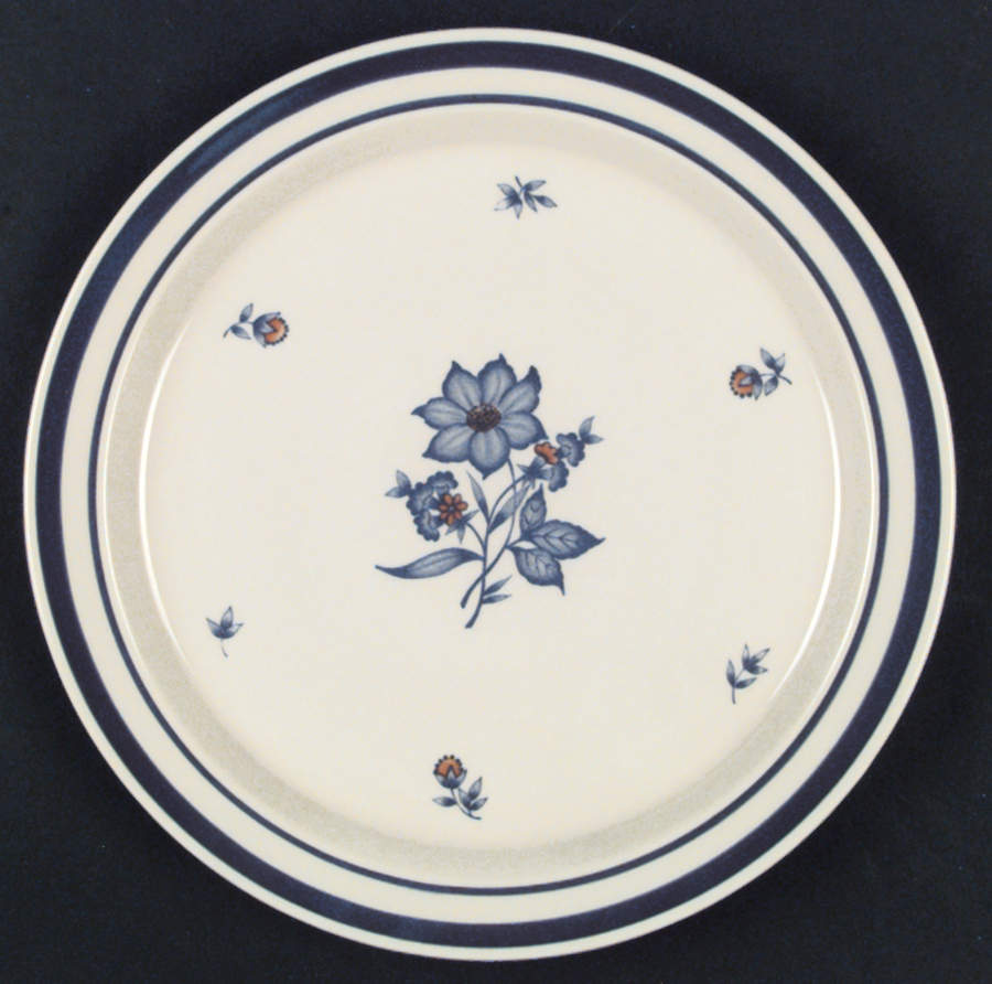 Versailles (Dark Blue Flowers) Dinner Plate by Newcor-1