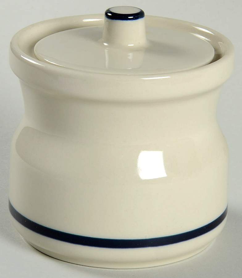 Versailles (Dark Blue Flowers) Sugar Bowl & Lid by Newcor-1