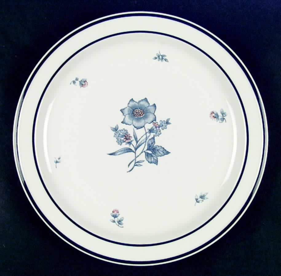 Versailles (Light Blue Flowers) Dinner Plate by Newcor-1