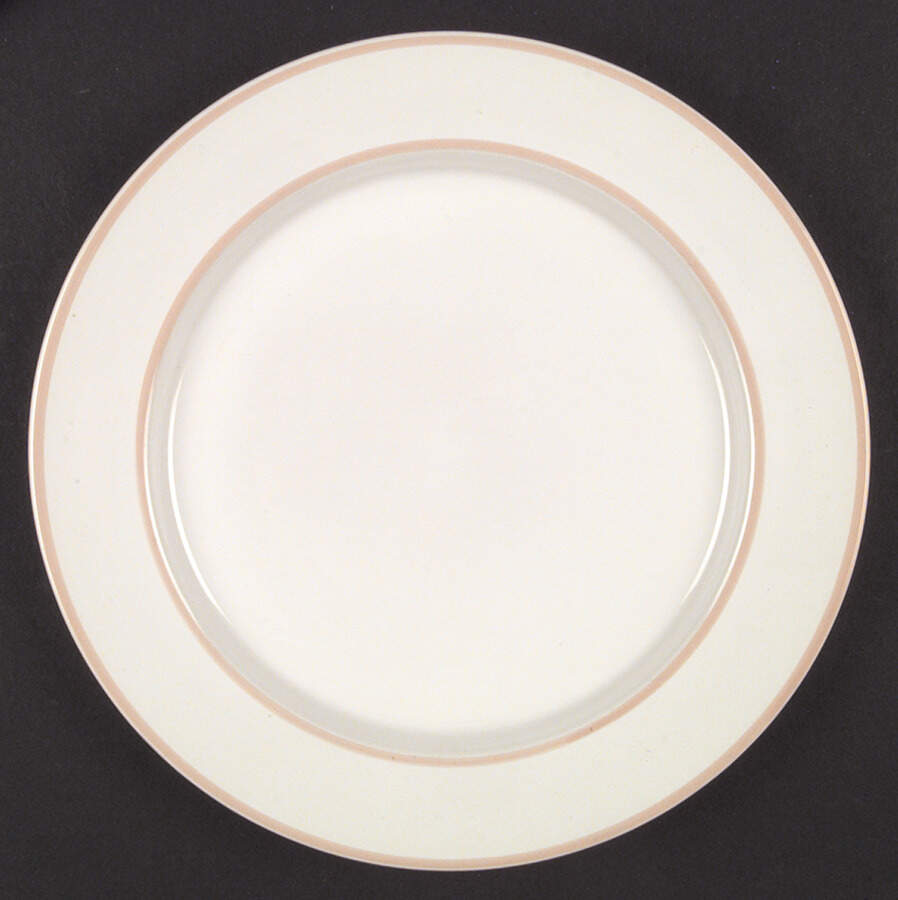Westport Classic Pink (Pink Trim and Verge) Dinner Plate by Newcor-1