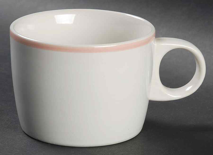 Westport Classic Pink (Pink Trim and Verge) Flat Cup by Newcor-1