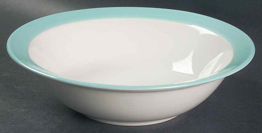Westport Classic Aqua (Aqua Rim) Rim Cereal Bowl by Newcor-1