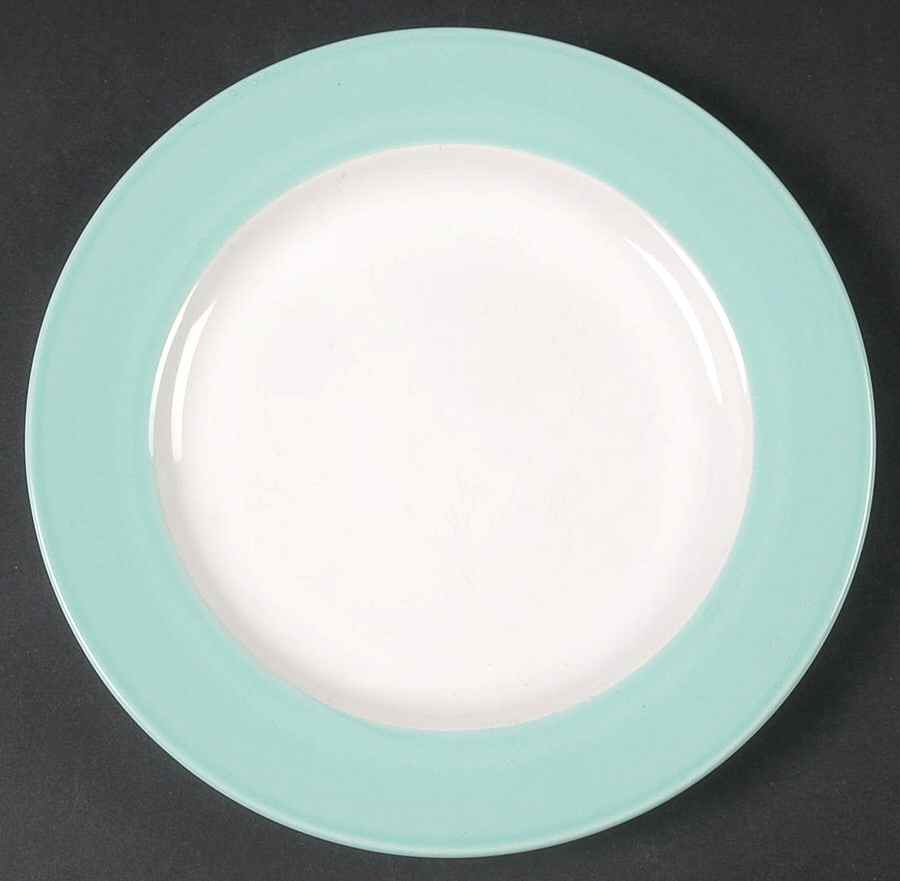 Westport Classic Aqua (Aqua Rim) Salad Plate by Newcor-1