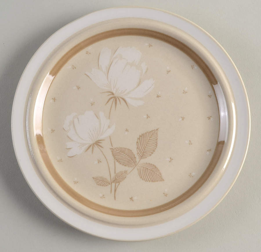 White Rose Salad Plate by Newcor-1