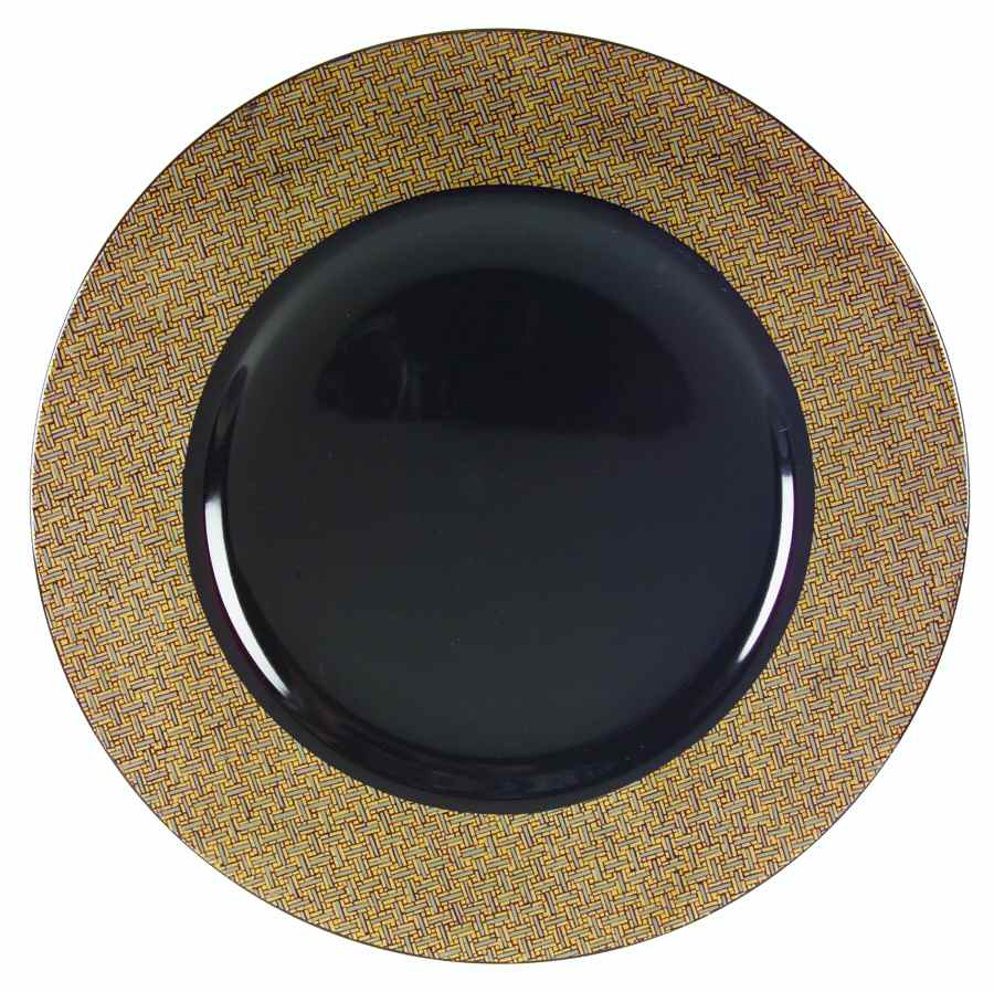 Accent Gold Service Plate (Charger) by Nikko-1