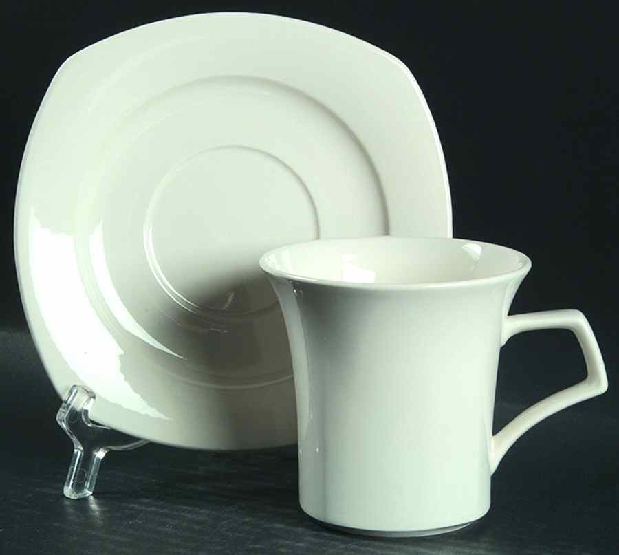 Alpine Flat Cup & Saucer Set by Nikko-1