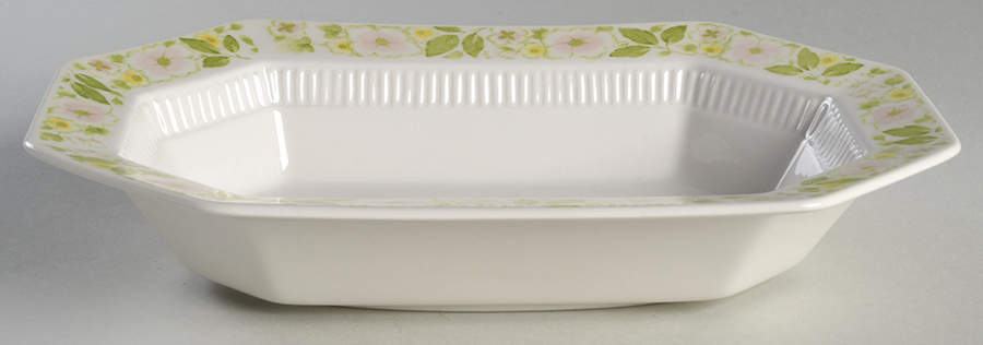 Aurora 10" Oval Vegetable Bowl by Nikko-1
