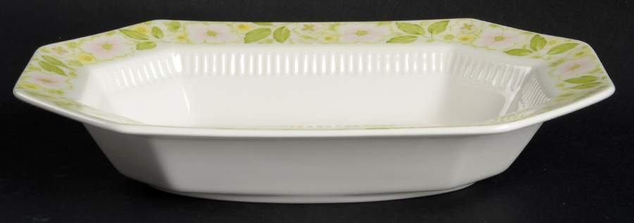 Aurora 9" Oval Vegetable Bowl by Nikko-1