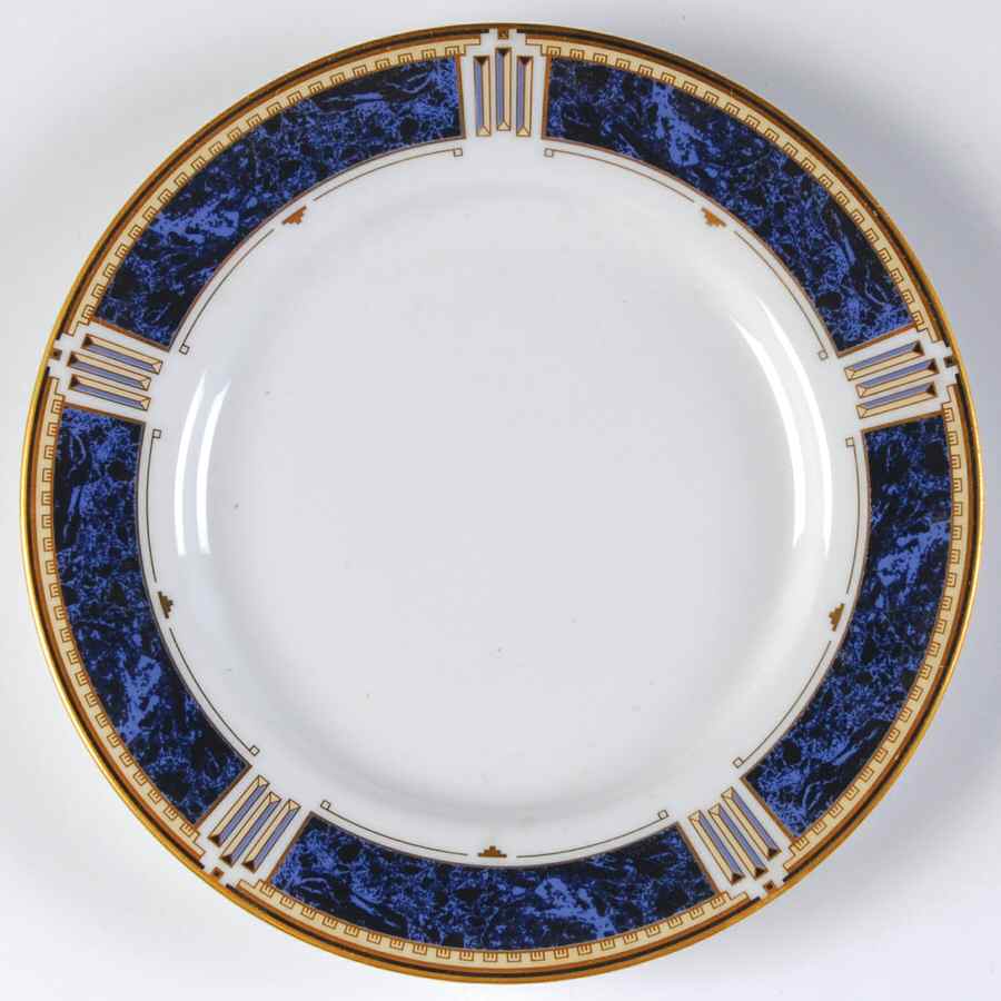 Azure Gold Bread & Butter Plate by Nikko-1