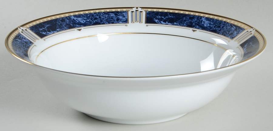 Azure Gold 9" Round Vegetable Bowl by Nikko-1