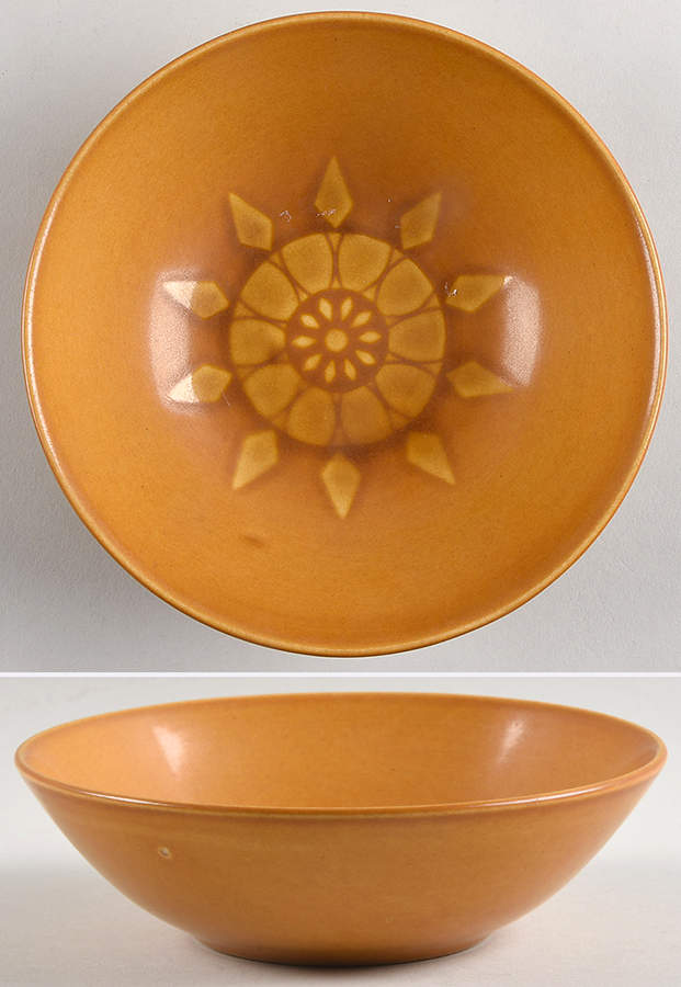 Aztec Gold Coupe Cereal Bowl by Nikko-1